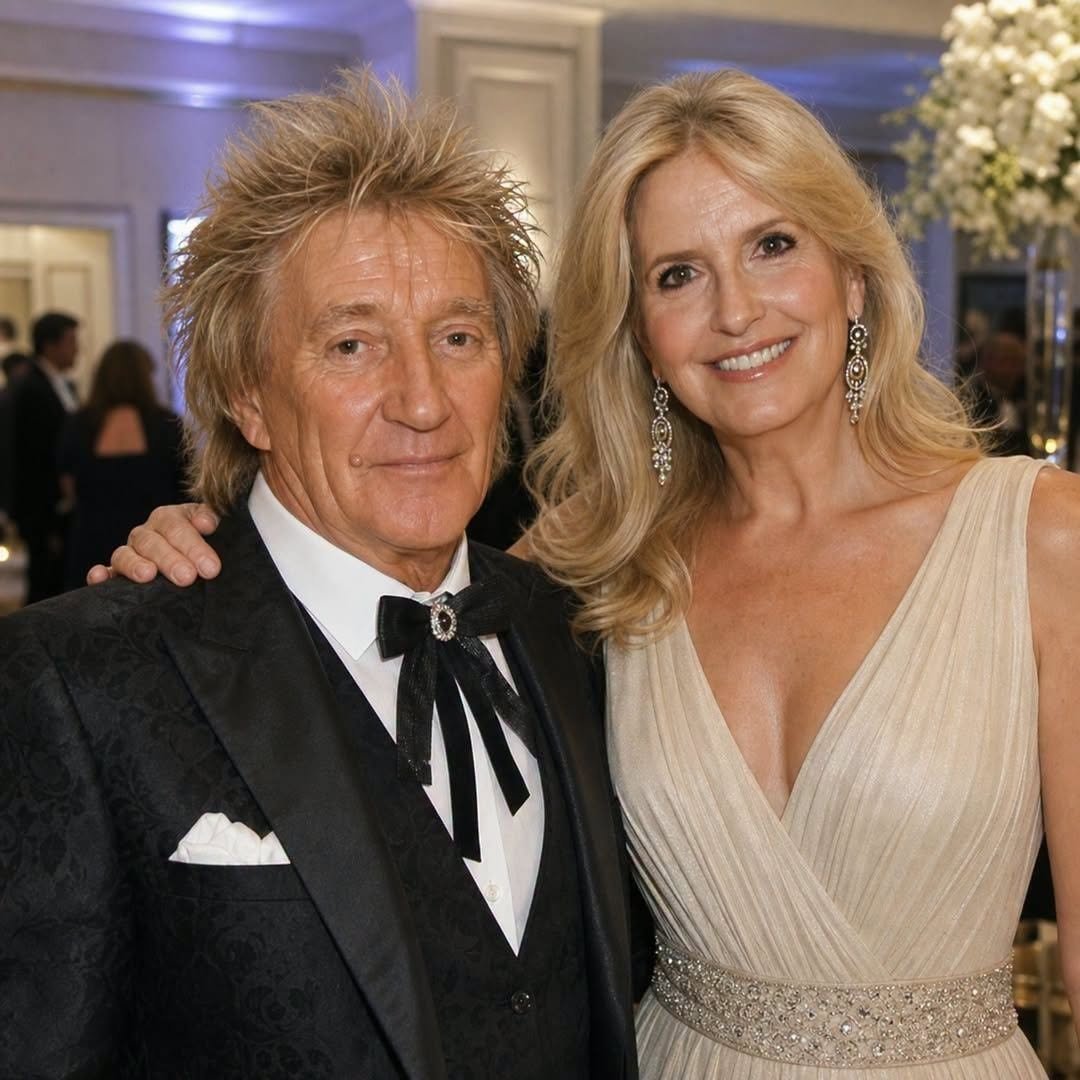 Rod Stewart’s wife was taunted for gaining weight – the rockstar has perfect reply