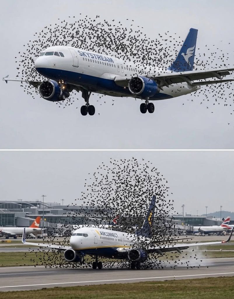 The Unbelievable Story Behind a Bird Strike Emergency Landing: What the Crew Found in Cargo